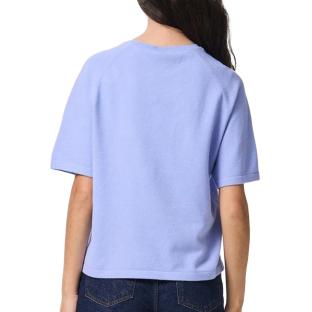 Camiseta azul de mujer de Pices Knit ver 0