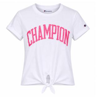 T-Shirt Blanche/Rose Fille Champion Graphic vue 0