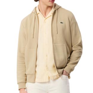 Sweat Zippé Beige Homme Lacoste Zipped vue 0