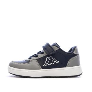 Baskets Gris/Noir Garçon KAPPA Malone pas cher