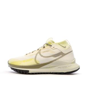 Chaussures de trail Blanche/Jaune Femme Nike React Pegasus pas cher