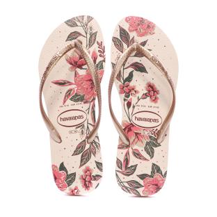 Tongs Roses Femme Havaianas Hav Slim Organic vue 3