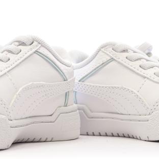 Baskets Blanches/Bleu Fille Puma Pro Sport vue 7