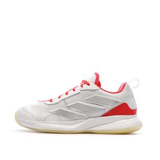 Chaussures de Tennis Blanc/Rouge Femme Adidas Avaflash vue 0
