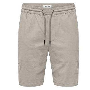 Short Beige Homme Only & Sons Capri pas cher