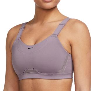 Brassière de Sport Mauve Femme Nike Alpha pas cher