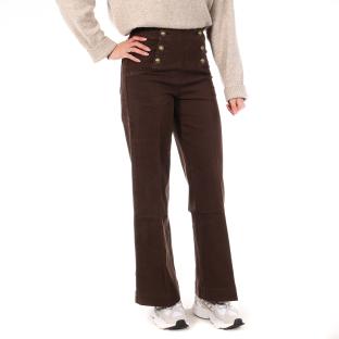 Jean Marron Femme Oraije Victorine pas cher