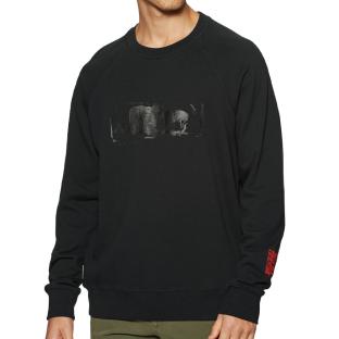 Sweat Noir Homme Globe To Comply Crew pas cher