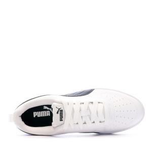 Baskets Blanches/Noir Homme Puma Rickie vue 0