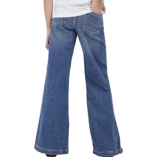 Jean large Bleu Fille Kids ONLY California vue 0