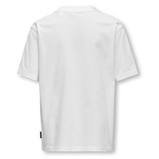 T-shirt Blanc Garçon Only & Sons Fred Life vue 3