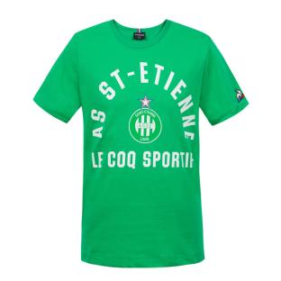 AS Saint-Etienne T-shirt Vert Enfant Le Coq Sportif pas cher