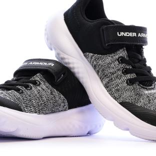 Baskets Noires/Grises Garçon Under Armour Revitalize vue 7