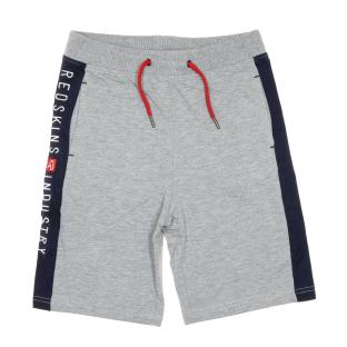Short Gris/Marine Garçon Redskins BER2418 pas cher