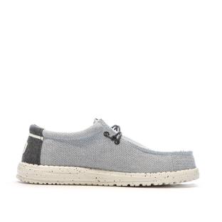 Chaussures Grises Clair Homme Hey Dude Wally Sport Mesh vue 2