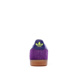 Baskets Violettes/Jaunes Enfant Adidas Gazelle vue 0