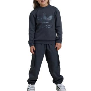 Ensemble Gris Enfant Adidas Crew Set vue 0