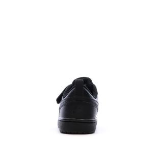 Baskets Noir Garçon Nike Court Borough Low Recraf vue 3