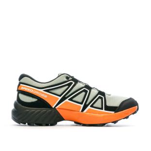 Chaussures de Trail Orange/Vert Junior Garçon Salomon Speedcross vue 2
