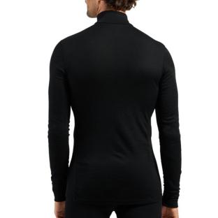 Haut Thermique manches longues Noir 1/2 ZIP ODLO Turtle vue 2