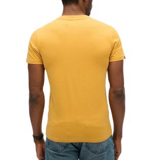 T-Shirt Jaune Homme Superdry Essentials vue 2