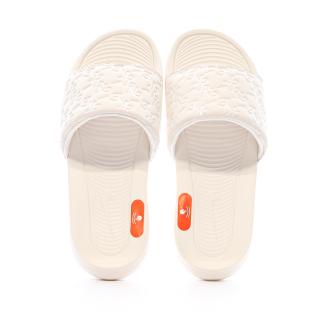 Claquettes Blanches Mixte Nike Victori vue 3