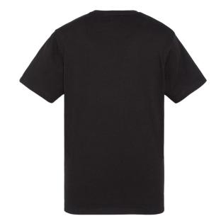 T-shirt brodé noir homme Schott NYC vue 2