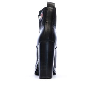 Bottines Noires Femme Tommy Hilfiger TJW NEW ESS vue 3