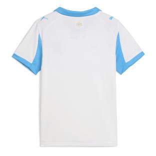 OM Maillot de football Blanc/Turquoise Garçon Puma Home vue 0