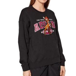 Sweat Noir Femme Adidas Disney  Bambi HE6831 pas cher