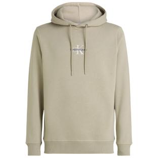 Sweat à Capuche Beige Homme Calvin Klein Monologo vue 3