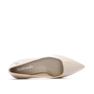 Zapatos de salón beige para mujer Refresh 175078 ver 0