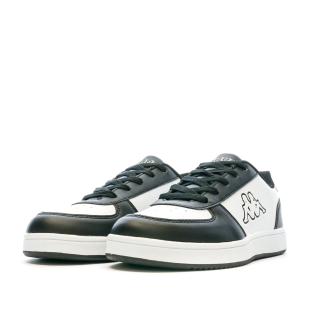 Baskets Noir/Blanc Garçon KAPPA Malone Lace vue 6
