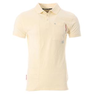 Polo Jaune Pale Homme American People 103 pas cher