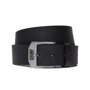 Ceinture Levi's Noire Homme en Cuir avec Boucle Métallique vue 0