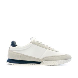 Baskets Blanches Homme Le Coq Sportif Veloce Tricolore Optical vue 0