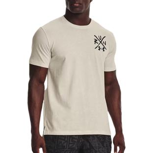 T-Shirt Beige Homme Under Armour Destroy pas cher