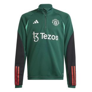 Manchester United Sweat Vert Enfant Adidas Tiro 23 pas cher