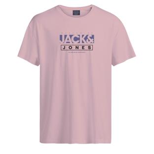T-Shirt Rose Homme Jack & Jones Jorseven vue 0