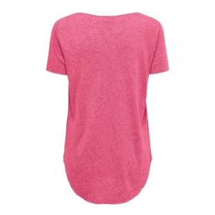T-Shirt Rose Foncé Femme JDY Linette vue 2