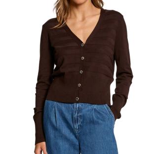 Gilet Marron Femme Morgan MENTHI pas cher