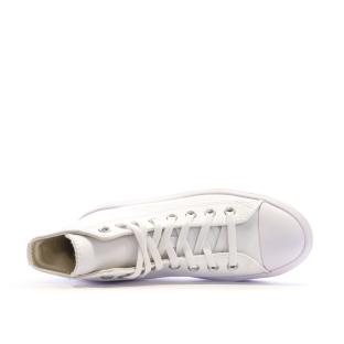 Baskets Blanches Femme Converse Chuck Taylor All Star Move vue 4