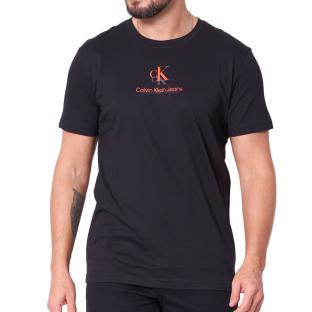 T-shirt Noir Homme Calvin Klein Jeans Shadow pas cher