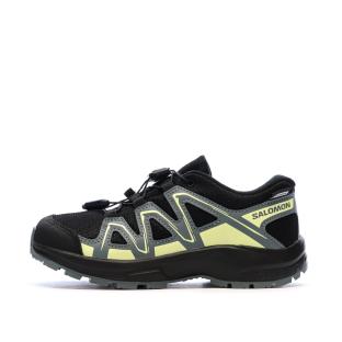 Schwarze/gelbe Salomon-Wanderschuhe für Herren „Piccolo“ Ansicht 0