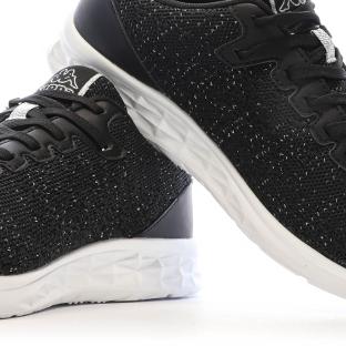 Baskets Noires Femme KAPPA Rostie vue 7