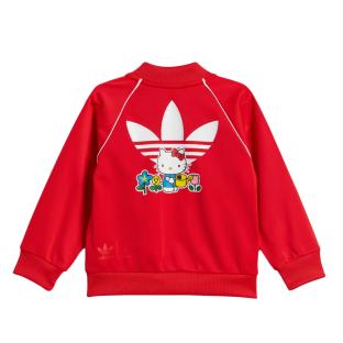 Survêtement Rouge Fille Adidas IM2247 vue 2