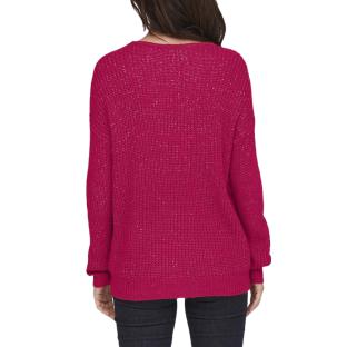 Pull Rose Fuchsia Femme Jacqueline de Yong MEGAN vue 2