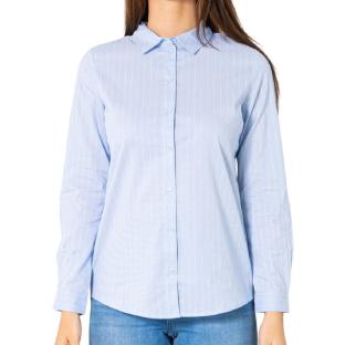 Chemise Bleue à rayures Femme JDY Mio vue 0