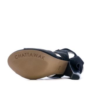 Sandales Noir Femme Chattawak Clara vue 5
