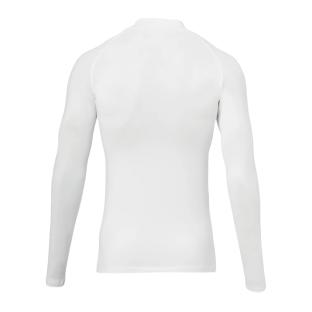 Camiseta de manga larga blanca para hombre, capa base UHLSPORT con cuello alto ver 0